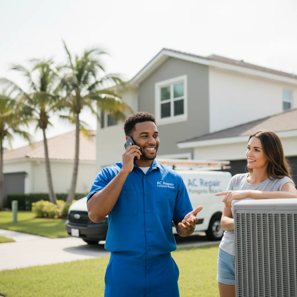 AC Repair Pompano Beach customer support in Coconut Creek